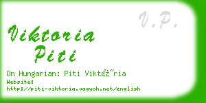 viktoria piti business card